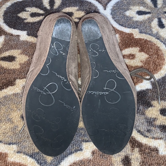 Jessica Simpson Catcher Suede Wedge Booties - Picture 10 of 15